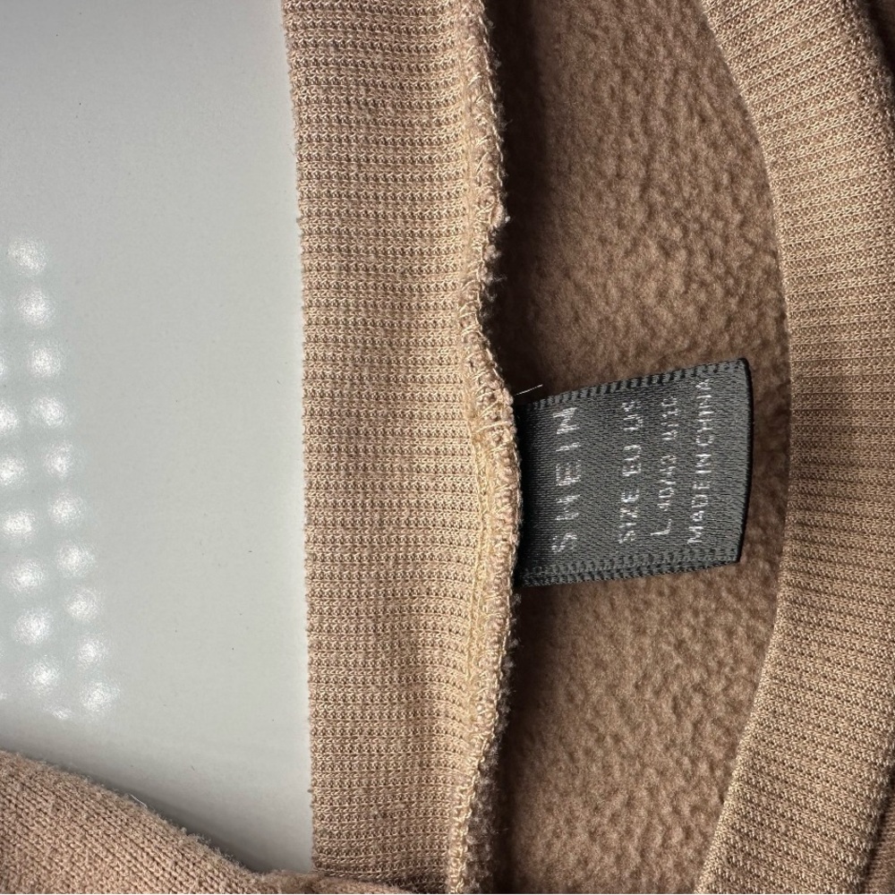 SHEIN Tan 'Wife Life' Men's Crewneck Sweater - Picture 3 of 3